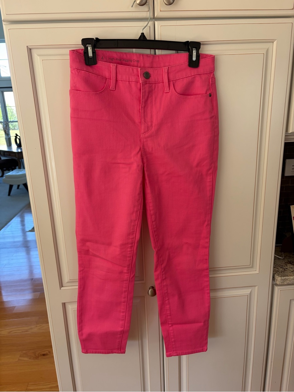 Talbots Hot Pink Cropped Slim Jeans